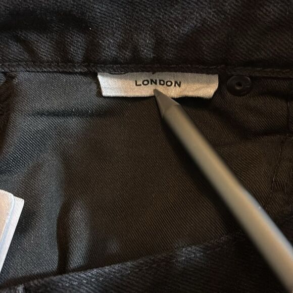 NEW SLVRLAKE black denim jeans London 28 distressed - Picture 5 of 6